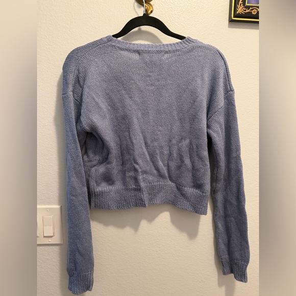 Forever 21 Light Blue Crew Neck Sweater - Picture 2 of 3